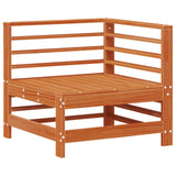 Sectional Sofa Units 3 Piece Wax Brown Solid Pine Wood