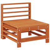 Sectional Sofa Units Solid Pine Wood Wax Brown