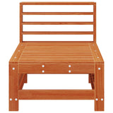 Sectional Sofa Units Solid Pine Wood Wax Brown