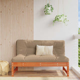 Sectional Sofa Units Solid Pine Wood Wax Brown 120 x 84 x 70 cm