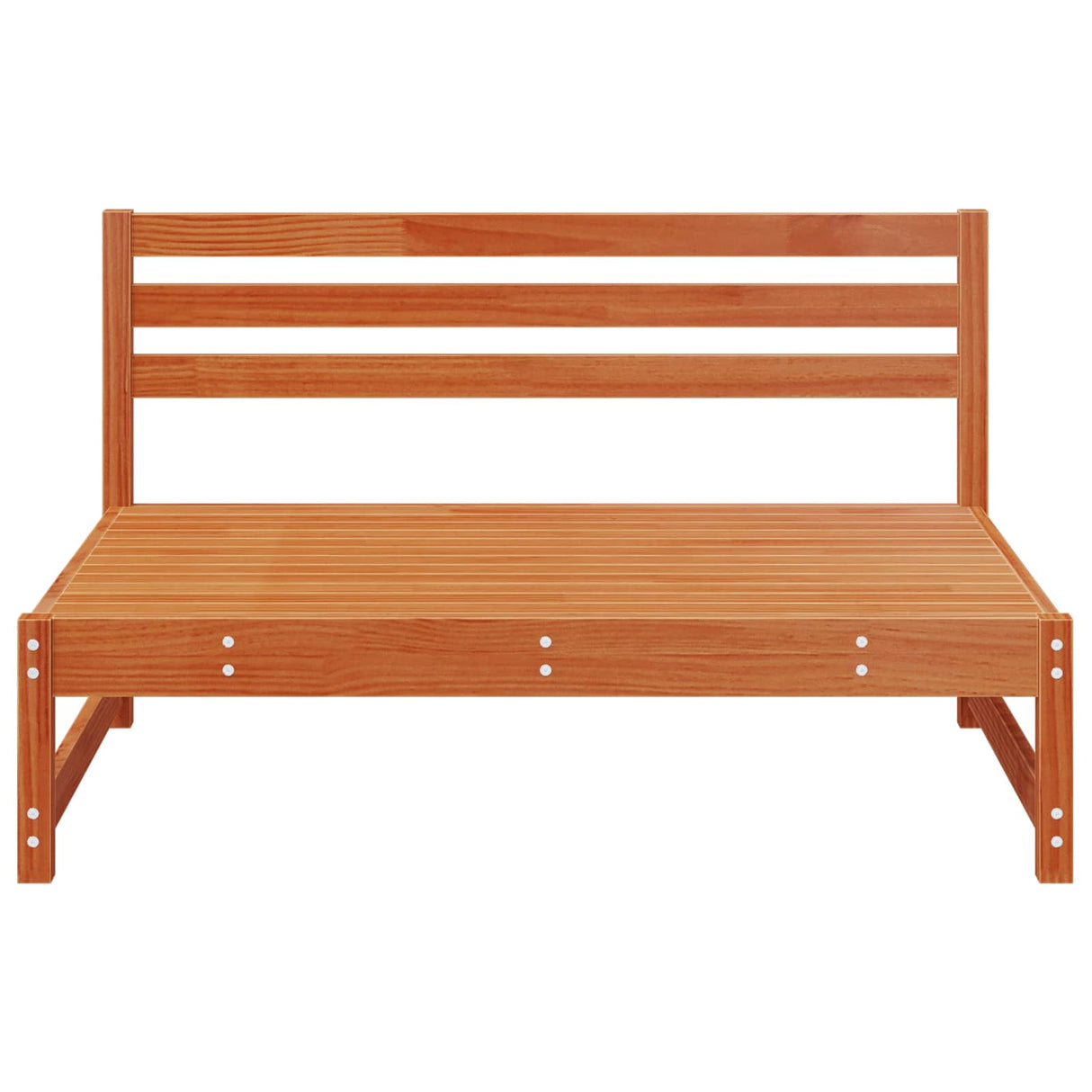 Sectional Sofa Units Solid Pine Wood Wax Brown 120 x 84 x 70 cm