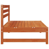 Sectional Sofa Units Solid Pine Wood Wax Brown 120 x 84 x 70 cm