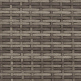 Outdoor Coffee Table Grey Ã˜ 68 x 30 cm Poly Rattan