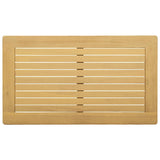 Coffee Table Light Acacia 70 x 40 x 36 cm Solid Acacia Wood