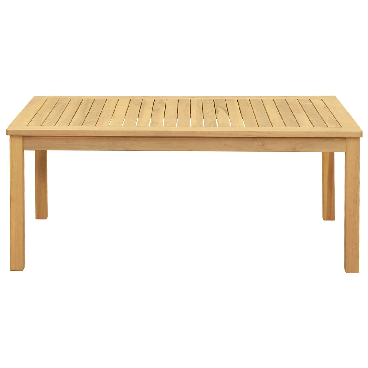 Coffee Table Light Acacia 110 x 60 x 45 cm Solid Acacia Wood