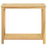 Garden Console Table with Storage Light Acacia 80 x 35 x 75 cm