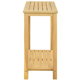 Garden Console Table with Storage Light Acacia 80 x 35 x 75 cm