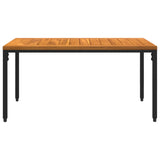 Outdoor Furniture Set 4 pcs Grey and Dark Grey PE Rattan