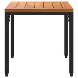 Outdoor Furniture Set 3 pcs Black and Turquoise PE Rattan