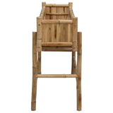 Garden Planter with Holder Natural 100 x 38 x 74 cm Bamboo