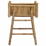Garden Planter with Holder Natural 50 x 38 x 74 cm Bamboo