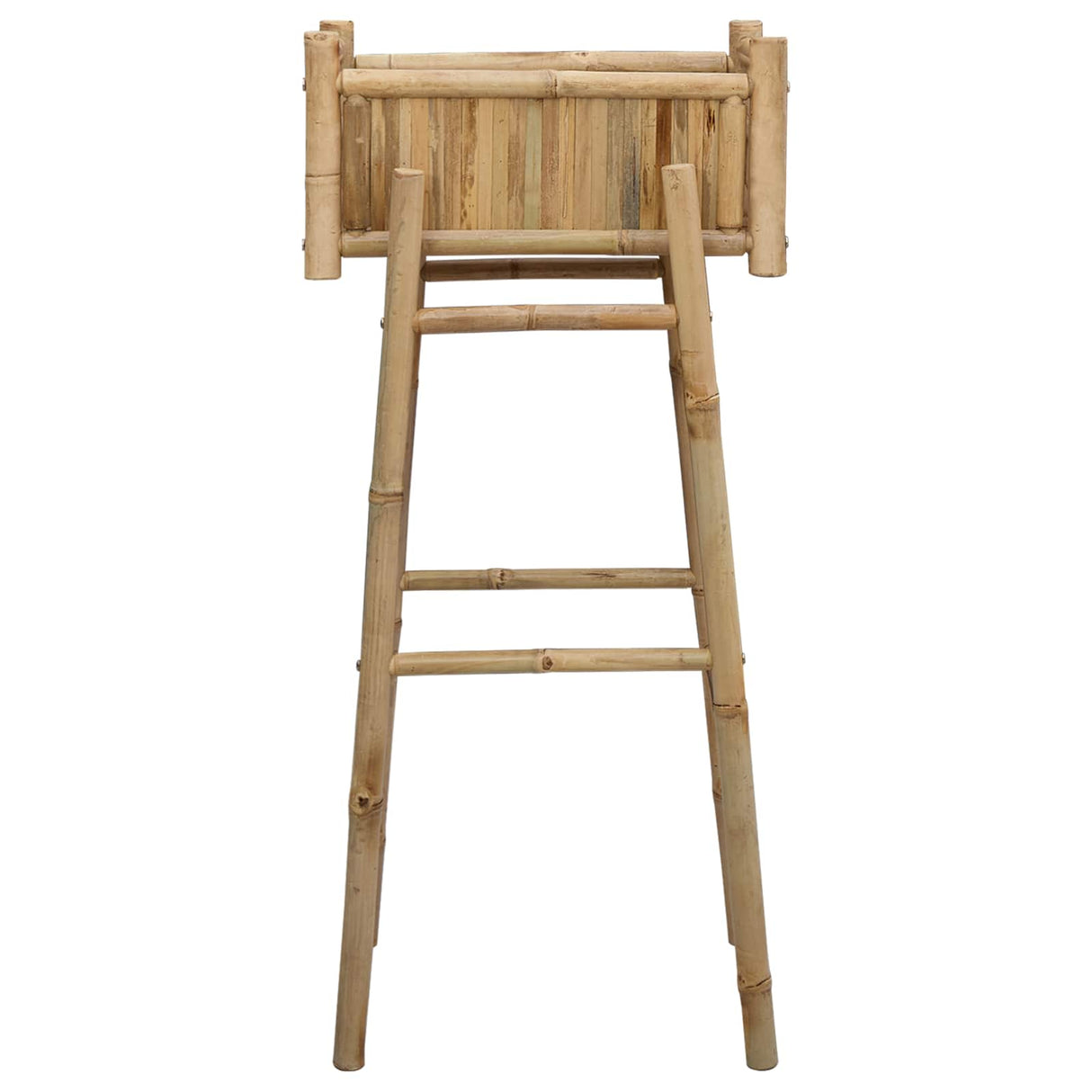 Garden Planter with Holder Natural 50 x 38 x 114 cm Bamboo