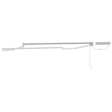 Electric Retractable Awning Frame White 3.5 x 2 m Steel