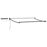 Electric Retractable Awning Frame Anthracite 2.5 x 2 m Steel