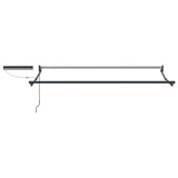 Electric Retractable Awning Frame Anthracite 2.5 x 2 m Steel