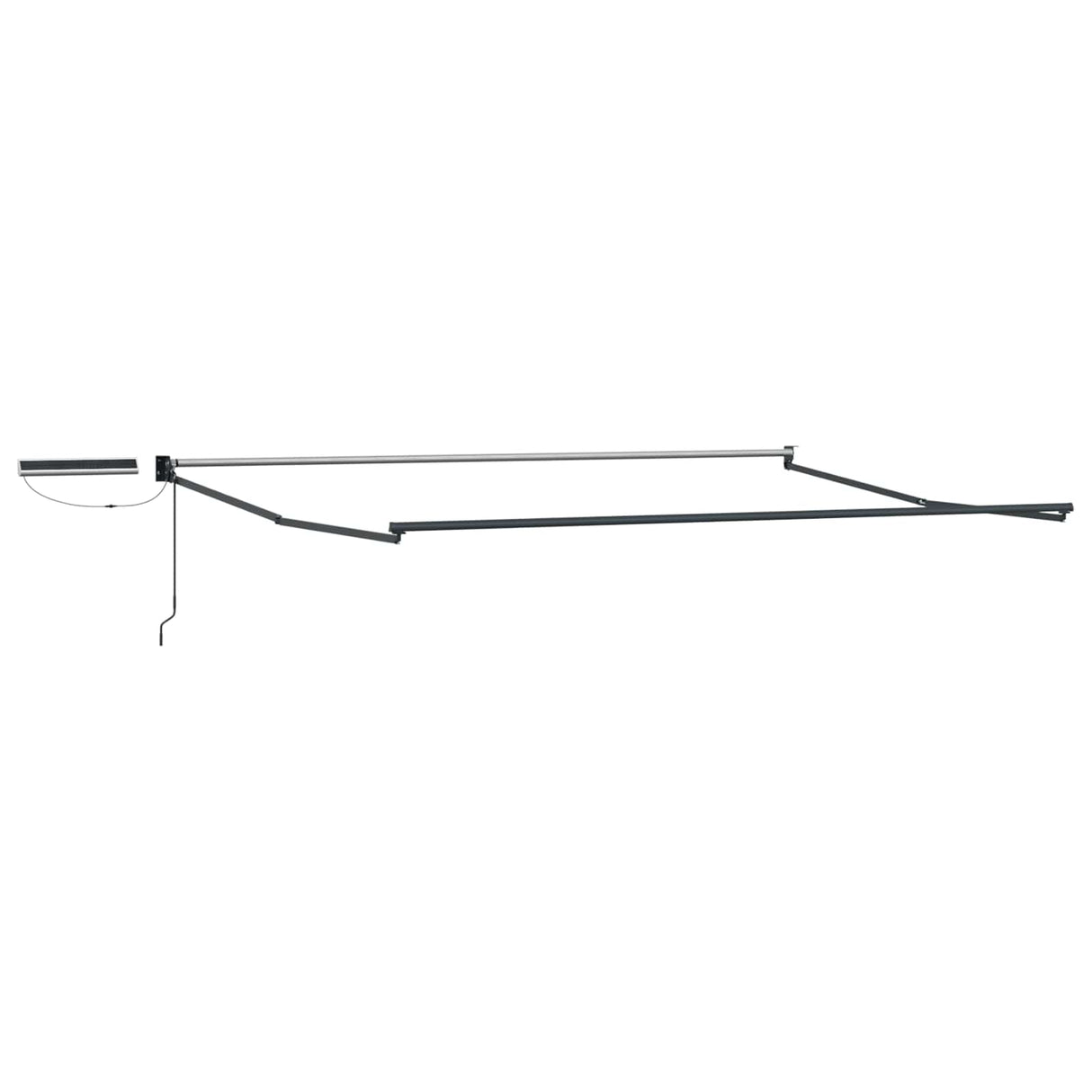 Electric Retractable Awning Blue and White 4 x 3 m