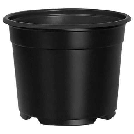 Flower Pot 200 pcs Black Ø 10 x 8 cm Plastic