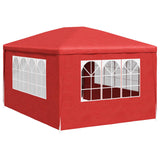 Partytent with Wall Red 400 x 300 x 255 cm