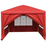 Partytent with Wall Red 400 x 300 x 255 cm