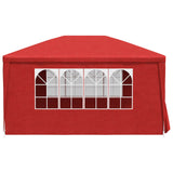 Partytent with Wall Red 400 x 300 x 255 cm
