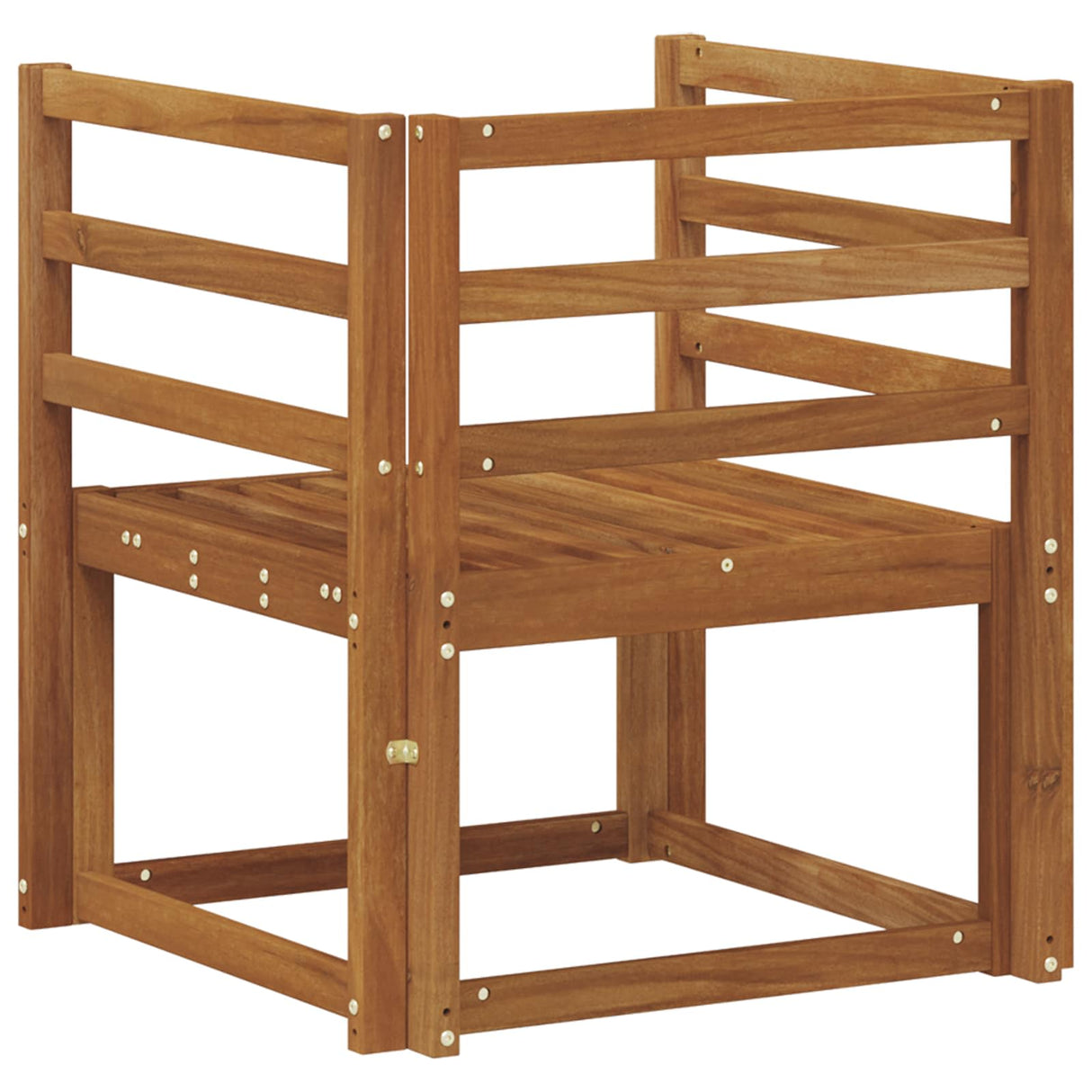 Outdoor Sofa Set Solid Acacia Wood Natural