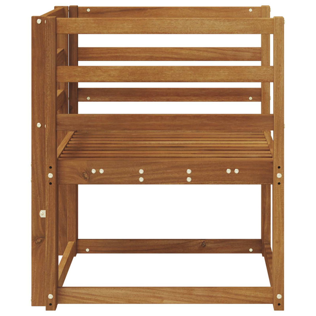 Outdoor Sofa Set Solid Acacia Wood Natural