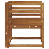 Outdoor Sofa Set Solid Acacia Wood Natural