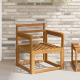 Outdoor Sofa Set Solid Acacia Wood Natural