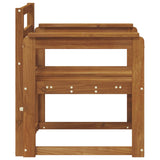 Outdoor Sofa Set Solid Acacia Wood Natural