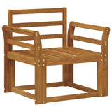 Outdoor Sofa Set Solid Acacia Wood Natural