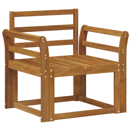 Outdoor Sofa Set Solid Acacia Wood Natural