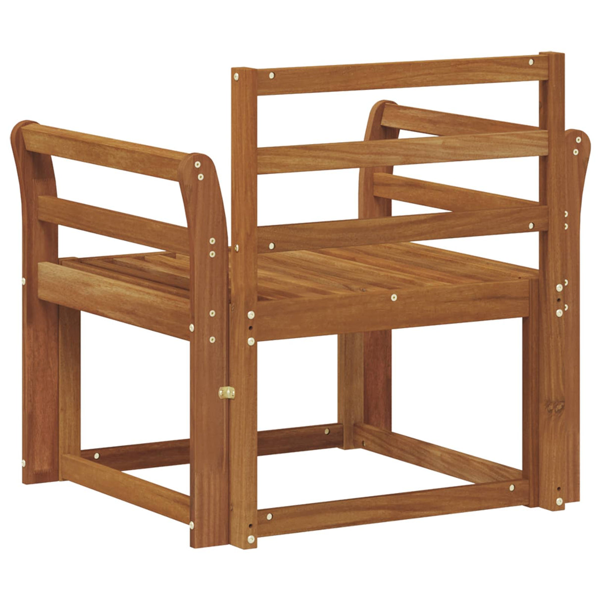 Outdoor Sofa Set Solid Acacia Wood Natural