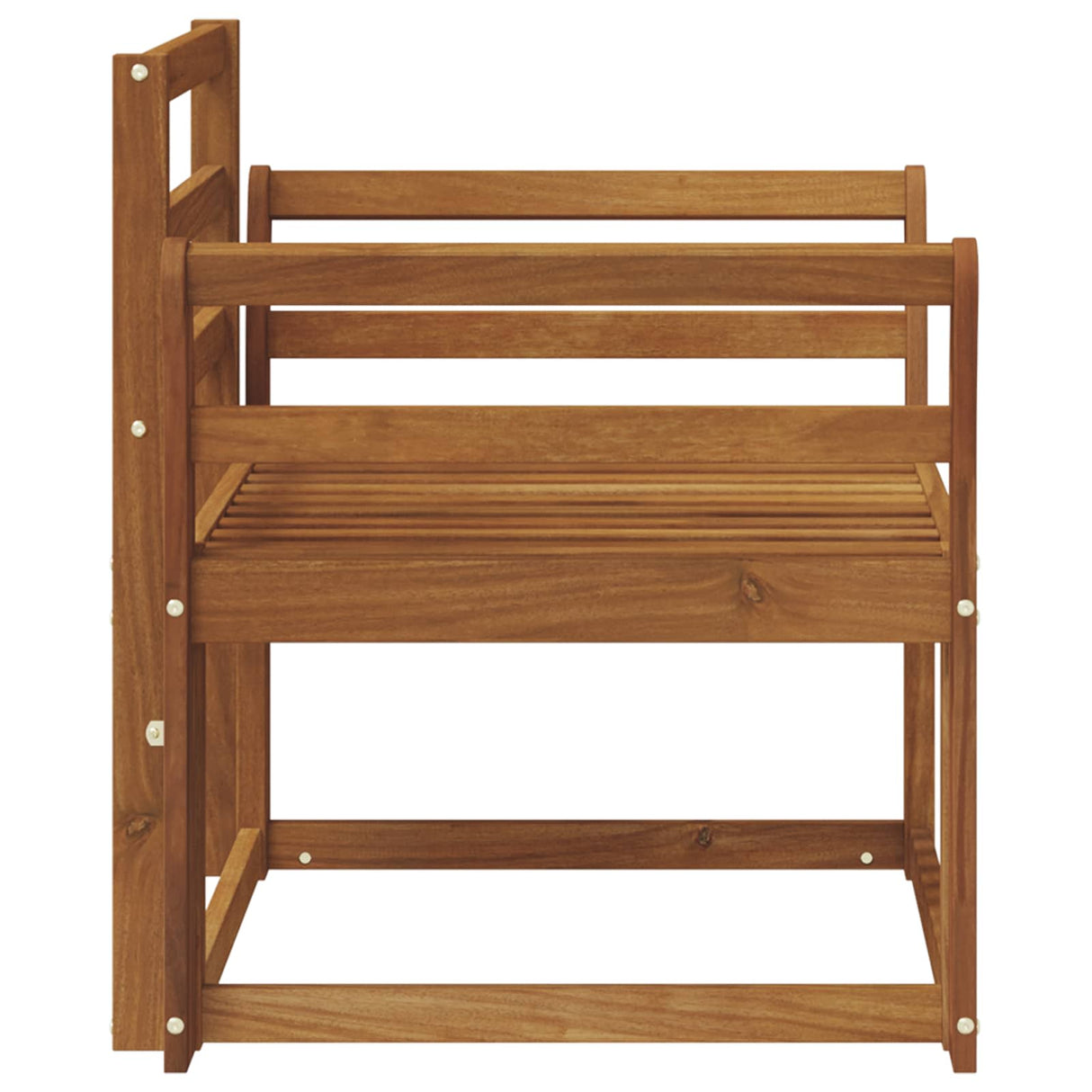 Outdoor Sofa Set Solid Acacia Wood Natural