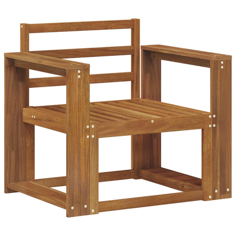 Outdoor Sofa Set Solid Acacia Wood Natural