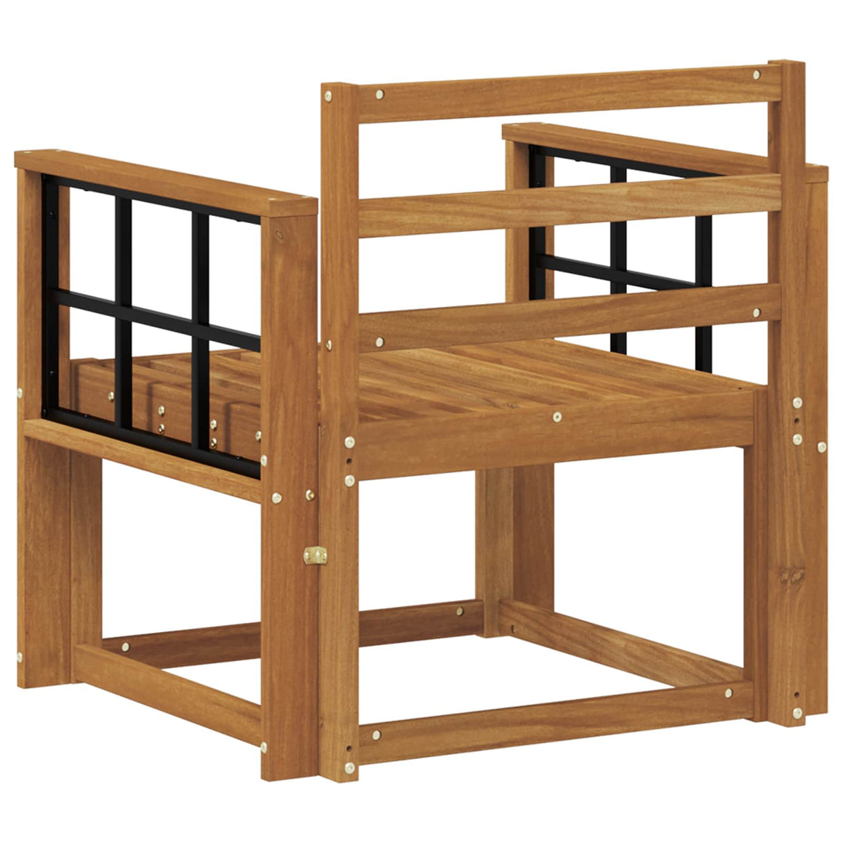 Outdoor Sofa Set Solid Acacia Wood Natural