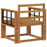 Outdoor Sofa Set Solid Acacia Wood Natural