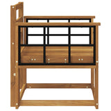 Outdoor Sofa Set Solid Acacia Wood Natural