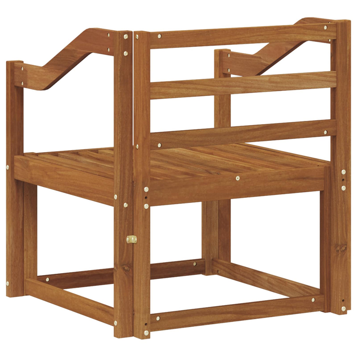 Outdoor Sofa Set Solid Acacia Wood Natural