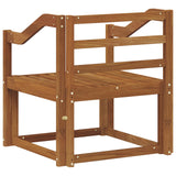 Outdoor Sofa Set Solid Acacia Wood Natural