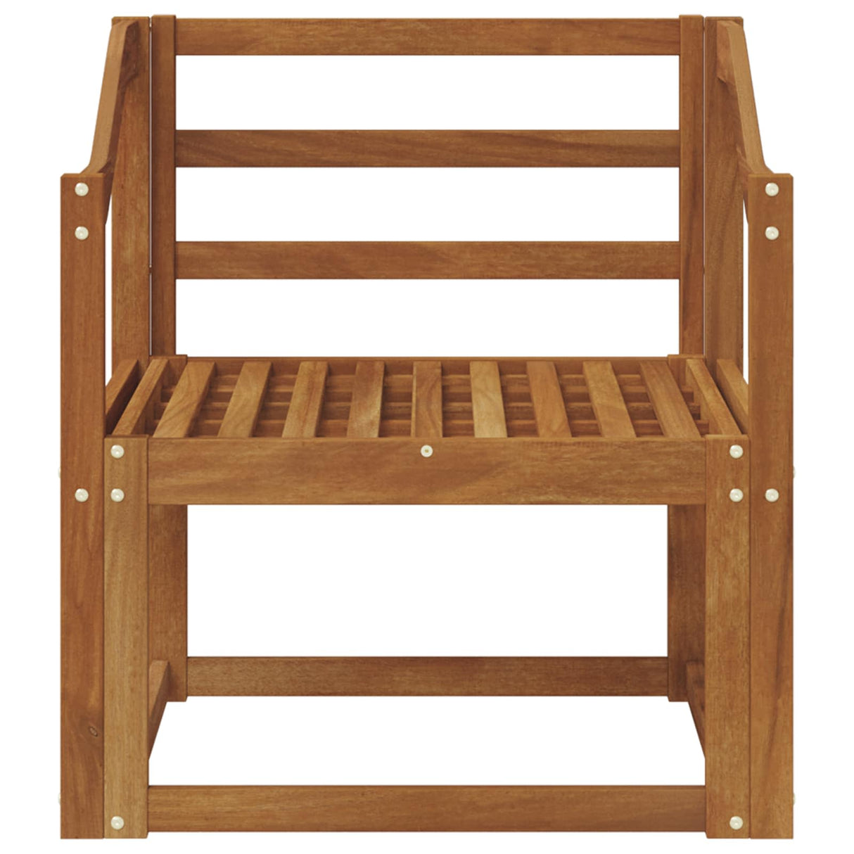 Outdoor Sofa Set Solid Acacia Wood Natural