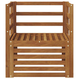 Outdoor Sofa Set Natural 67 x 63 x 73 cm Solid Acacia Wood