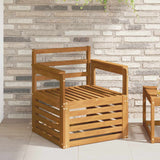 Outdoor Sofa Set Natural 71 x 63 x 73 cm Solid Acacia Wood