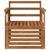 Outdoor Sofa Set Natural 71 x 63 x 73 cm Solid Acacia Wood