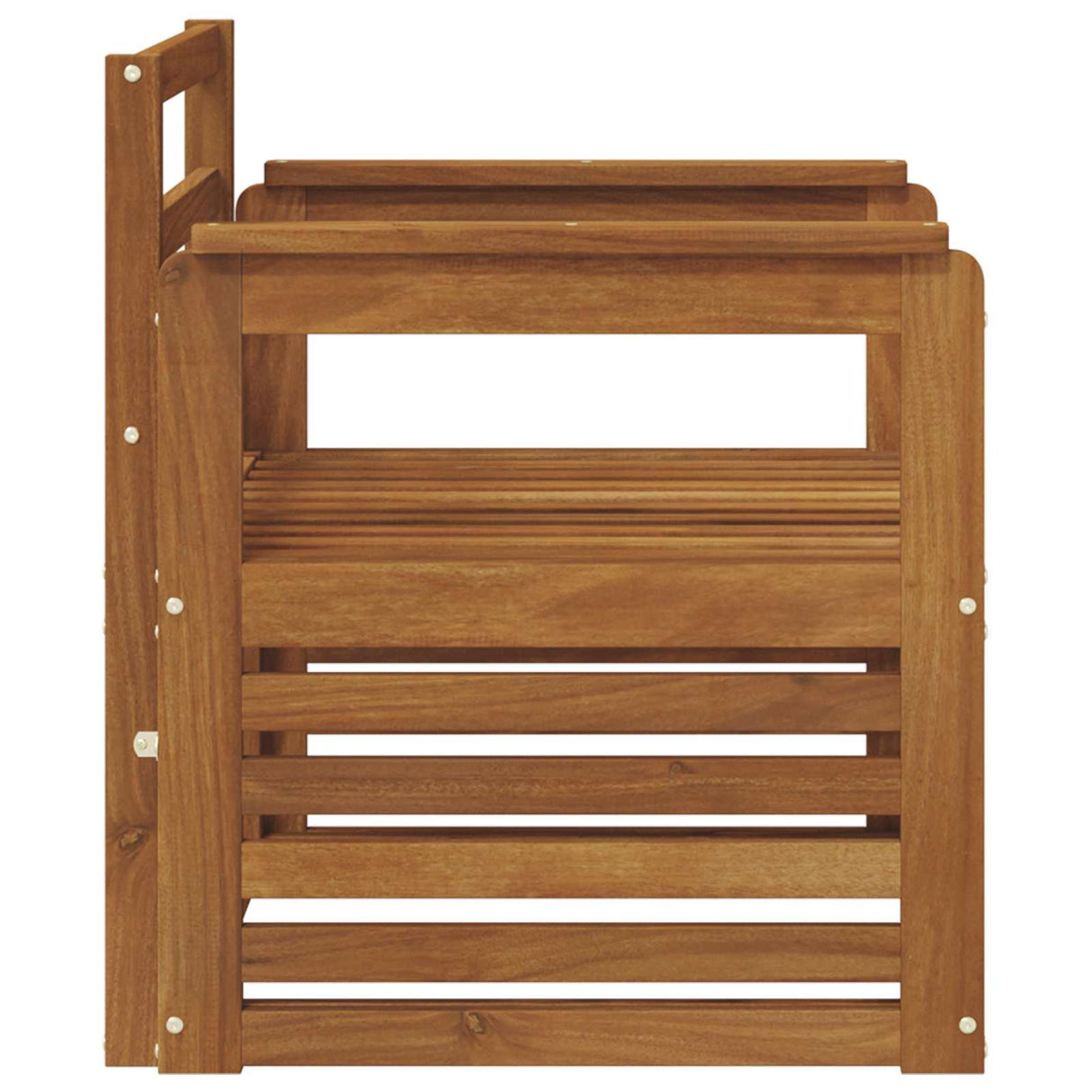 Outdoor Sofa Set Natural 71 x 63 x 73 cm Solid Acacia Wood