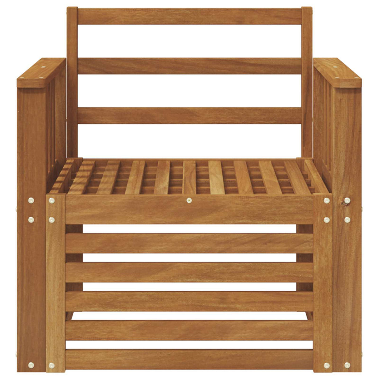 Outdoor Sofa Set Natural 71 x 63 x 73 cm Solid Acacia Wood