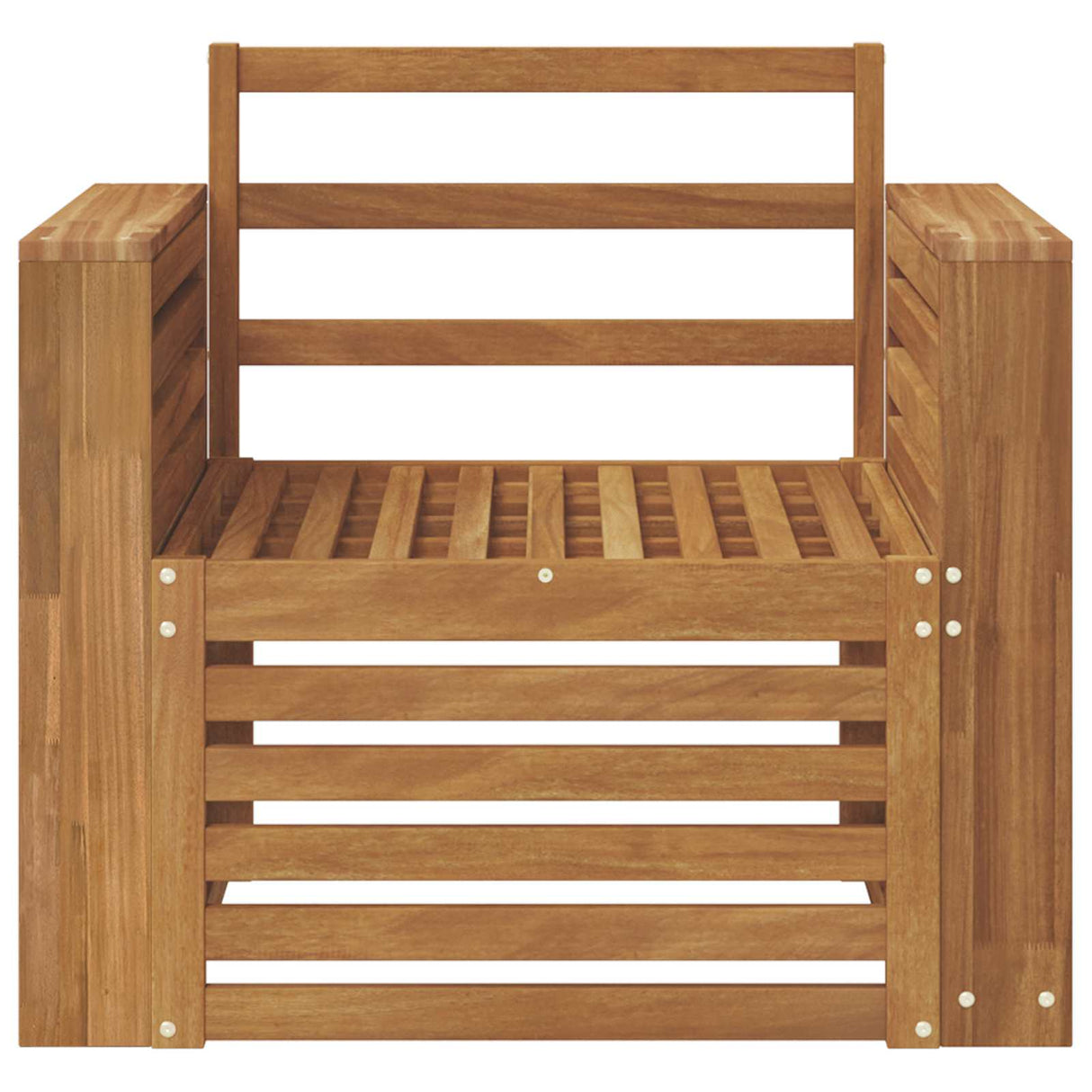 Outdoor Sofa Set Natural 79 x 63 x 73 cm Solid Acacia Wood