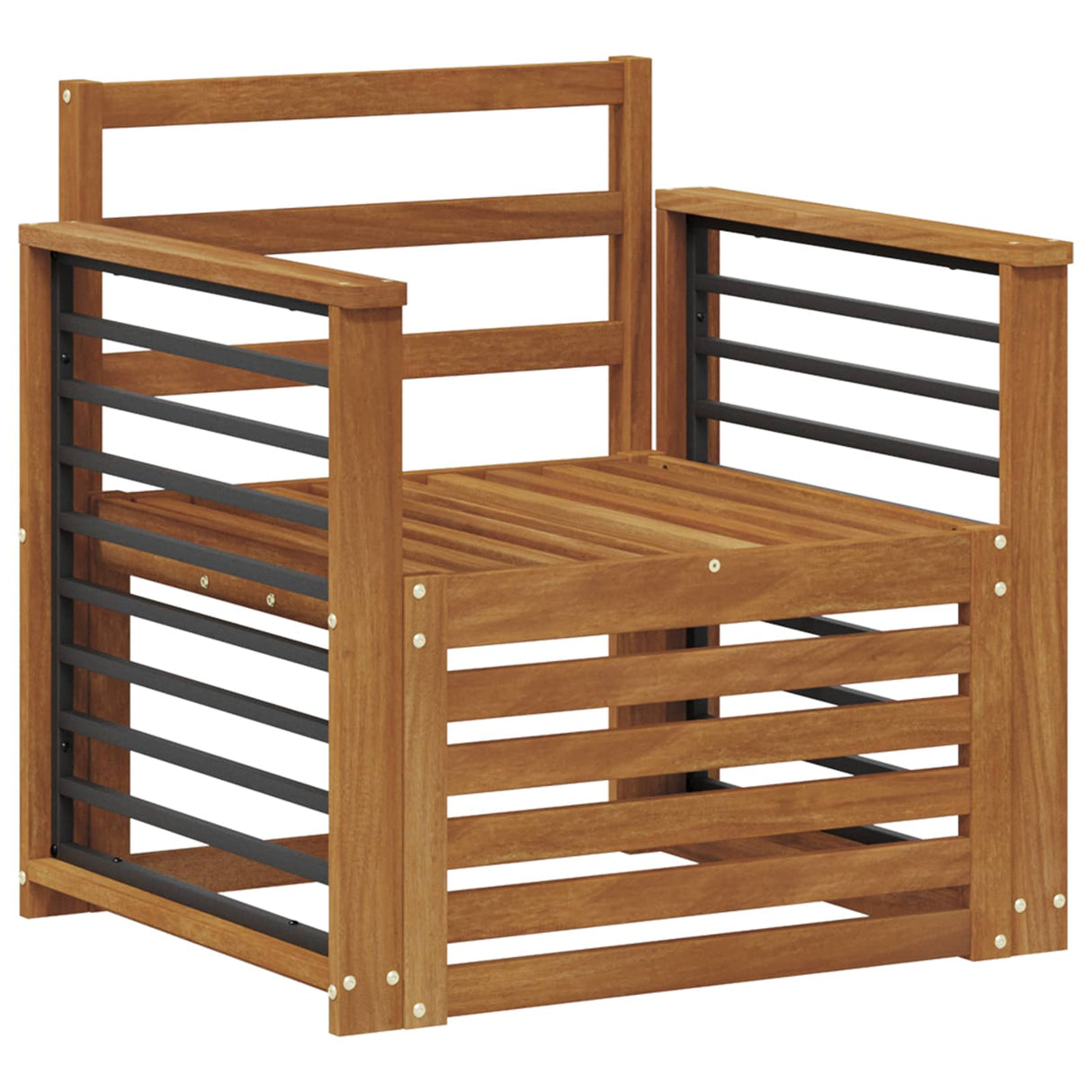 Outdoor Sofa Set Natural 71 x 63 x 73 cm Solid Acacia Wood