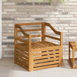 Outdoor Sofa Set Natural 67 x 63 x 73 cm Solid Acacia Wood