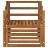 Outdoor Sofa Set Natural 67 x 63 x 73 cm Solid Acacia Wood