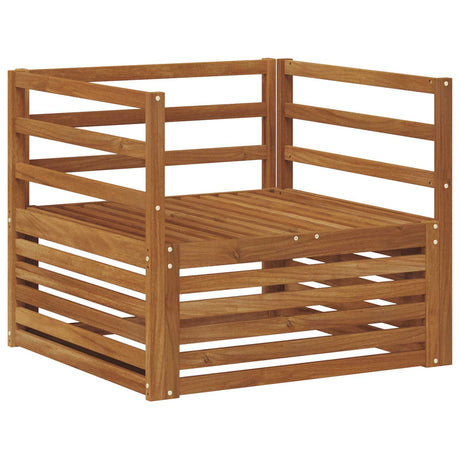 2 Piece Sofa with Armrests Natural